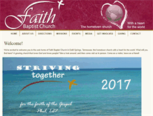 Tablet Screenshot of faithbaptist-church.com